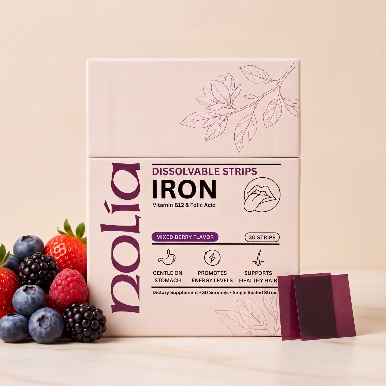 Dissolvable Iron Strips