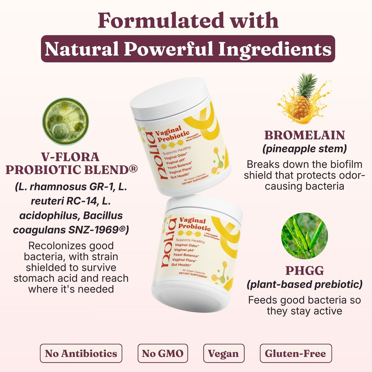 Vaginal Biofilm Probiotic Capsules